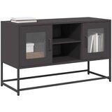 vidaXL TV omarica črna 100,5x39x60,5 cm jeklo | Shoptok.si