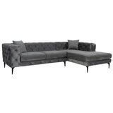 Atelier Del Sofa ugaona garnitura como eco right anthracite black