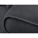 Bobochic Paris Temno siva sedežna garnitura iz šenilje 237 cm Whesley – | Shoptok.si