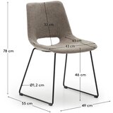 Kave Home Svjetlo smeđe blagovaonske stolice u setu 1 kom Zahara – | shoptok.hr