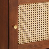  Visoka omara Rjava 40 x 33,5 x 110 cm Masiven les manga, (5000217941) | Shoptok.si