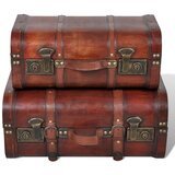  Drvena Škrinja 2 kom Vintage Smeđa | Eponuda.com