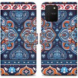 Cadorabo Ohišje, združljiv s Samsungom - Design Blue Mandala št. 1 - Zaščitni pokrov z magnetnim zapiranjem, funkcijo stojala in režo za kartico, (20694392) | Shoptok.si