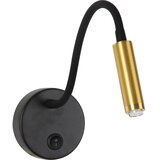  Brilagi -LED prigušiva fleksibilna zidna lampa MAYA 1xG9/4W/230V crna/zlatna | Eponuda.com