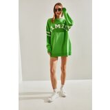 Bianco Lucci Women's Oversize Printed Knitwear Sweater Cene