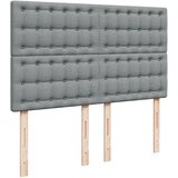  Krevet s oprugama i madracem svjetlosivi 140x190 cm od tkanine | shoptok.hr