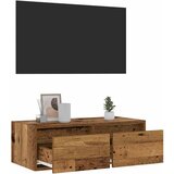TV ormarići s LED svjetlima 2 kom boja drva 75x35,5x25 cm | shoptok.hr