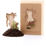  Cvetoča voščilnica "Hurra, der Frühling kommt" - 1 k. | Shoptok.si