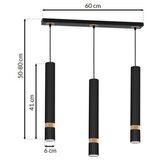  Luster na sajli JOKER BLACK WOOD 3xGU10/8W/230V | Eponuda.com