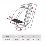 AWENTA Ventilacijska rešetka ko100-30 bela, (5000511452) | Shoptok.si