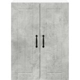 vidaXL Stenska kuhinjska omarica z vrati Betonsko siva 60 x 31 x 80 cm | Shoptok.si