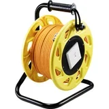 RJ45 omrežni podaljšek CAT 7a 50.00 m oranžna okrogel, (20434621)