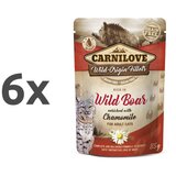 Carnilove cat wmm adult - divji prašič & kamilica, 85 g 6 x 85 g | Shoptok.si