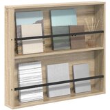  Polica za časopise s policom Zidne Sonoma hrast 80 x 12 x 70 cm | shoptok.hr