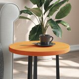 vidaXL Mizna plošča okrogla voščeno rjava Ø40x2,5 cm trdna borovina, (21410921) | Shoptok.si