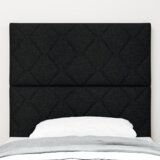vidaXL LED uzglavlje s dijamantnim blokovima dizajn crno 100 cm tkanina, {en-US= Headboard with Diamond Blocks Design in Black, 200 cm Fabric, fr-FR=Headboard Design en Blocs de Diamant Noir 200 cm Tissu, fr-CA=Headboard Design en Blocs de Diamant Noir 200 cm Tissu, en-GB= Headboard Diamond Blocks Design Black 200 cm Fabric, de-DE= Kopfteil mit Diamantblock-Design Schwarz 200 cm Stoff, ar-AE=رأس السرير بتصميم كتل الماس أسود 200 سم قماش, bg-BG= Табло за легло | shoptok.hr