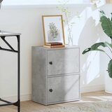  Regal za knjige boja betona 40x24x52 cm konstruirano drvo | Eponuda.com