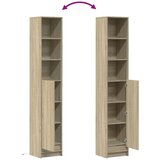  Komoda s LED svjetlima boja hrasta 36x32 5x200 cm drvena | shoptok.hr