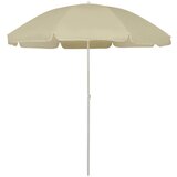 vidaXL Suncobran za plažu žuta boja pijeska 240 cm | shoptok.hr