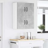 vidaXL Stenska kuhinjska omarica 2 pcs Betonsko siva 60 x 31 x 40 cm | Shoptok.si