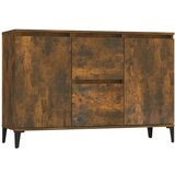 Maison Chic Komoda - Predalnik dimljeni hrast 104x35x70 cm konstruiran les, (21718212) Cene