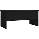  Stolić za kavu crni 102x50,5x46,5 cm od konstruiranog drva | shoptok.hr
