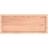 Stolna Mizna plošča svetlo rjava 100x40x4 cm obdelana trdna hrastovina, (20818505) | Shoptok.si