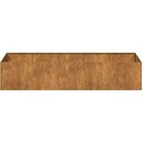 vidaXL Planter Rusty 200x80x40 cm Vremensko odporno jeklo | Shoptok.si