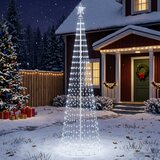  Stožasto LED božićno drvce 470 LED lampica Čelik | shoptok.hr