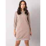 RUE PARIS Dress-RV-SK-7355.93-dark beige | shoptok.hr