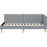  Kutni okvir kreveta Ostalo Svjetlosiva 100 x 200 cm | shoptok.hr