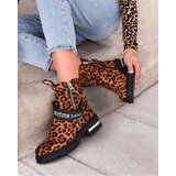 Resti Eco-suede boots with strap and zippers Redmisala | Eponuda.ba