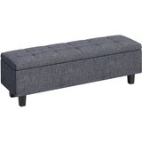 HOMCOM klop za sedenje lan 138D x 40Š x 45V cm temno siva, (5000242653) | Shoptok.si