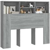  Uzglavlje s ormarićem boja hrasta sonome 120x19x103,5 cm | shoptok.hr