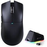 Attack Shark bežični gaming miš X11 PAW3311/22000 dpi/trimode/black + charging dock Cene