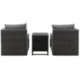 Venture Home Quad vrtni lounge set, crni Slike
