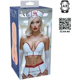 XKIN Tiffany Throatcheck - realističen masturbator v obliki nožnice (naraven) | Shoptok.si