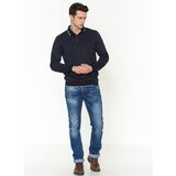 Dewberry 1038 MENS SWEATSHIRT-PLAIN NAVY BLUE | Shoptok.si