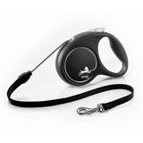 Flexi Black Design, vrvica, M 5 m črna | Shoptok.si