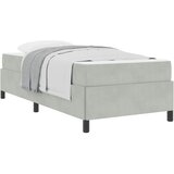  Krevetna konstrukcija Svijetlo siva 90 x 200 cm tkanina | shoptok.hr