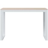  za računalo bijeli i boja hrasta 110x60x73 cm od iverice | shoptok.hr