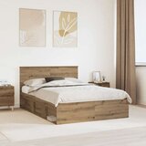  Konstrukcija postelje Oreh 150 x 200 cm Konstruiran les, (5000103992) | Shoptok.si
