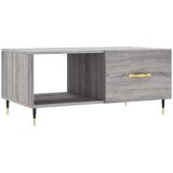 vidaXL Klubska mizica siva sonoma 90x50x40 cm inženirski les | Shoptok.si