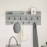  Vješalica za kapute na zidu Zidne Siva Sonoma 100 x 40 x 12 cm | Shoptok.si