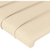  Uzglavlje s ušima krem 103x16x118/128 cm od tkanine | shoptok.hr