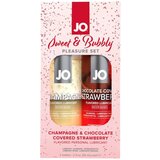 JO komplet lubrikanata Sweet & Bubbly, Šampanjac i Jagoda s čokoladom Cijene