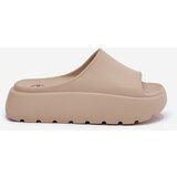 EVENTO Foam Women's Slippers On Platform Beige Xalvania | shoptok.hr