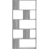  Regal za knjige 5 razina boja hrasta 80,5x23,5x162,5 cm drveni | Eponuda.com