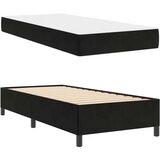  Krevetna konstrukcija Crna 90 x 190 cm tkanina | shoptok.hr