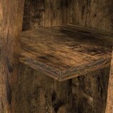  Kutni ormarić Dimljeni hrast 27,5x27x102cm Konstruirano drvo | shoptok.hr